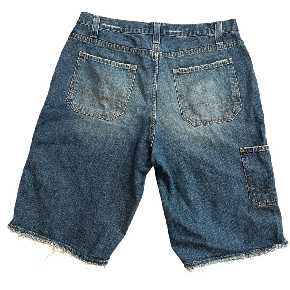 Hollister Men’s Custom Denim Y2K Vintage Denim Jean Shorts Size 32 Jorts Surf - Picture 9 of 11